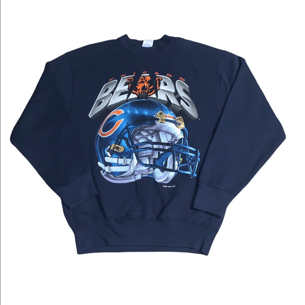 Vintage 1995 Salem Sportswear Chicago Bears Helmet Crewneck Sweater